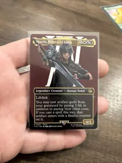 Noctis, Prince of Lucis MINT Borderless 401 Final Fantasy FIN MTG Rare Unplayed - Image 1