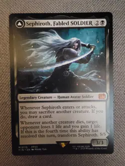 Magic the Gathering MTG Final Fantasy - Sephiroth, Fabled SOLDIER NON FOIL #0115 - Image 1
