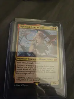 Lightning, Army of One - 233 - FIN - NM - MTG Magic the Gathering Pack Fresh - Image 1