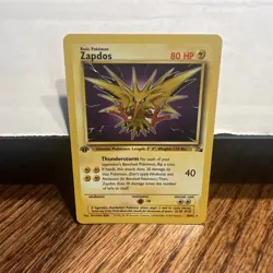 Zapdos 1st Edition Fossil 30/62 Pokemon TCG Regular - Image 1
