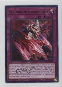 Mementotlan Fracture Dance 1st Ed. YuGiOh Valiant Smashers #VASM-EN011 0it8 - Image 1