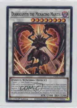 Diabolantis the Menacing Mantis 1st Ed. YuGiOh Photon Hypernova #PHHY-EN083 0it8 - Image 1