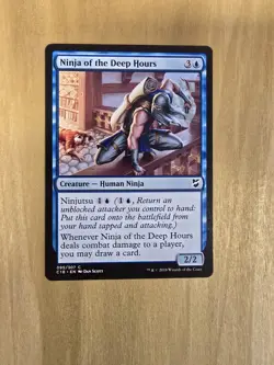 Ninja of the Deep Hours - #095/307 (NM) Commander 2018 C18 Magic MTG - Regular - Image 1