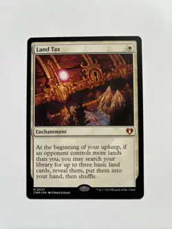 Land Tax - Commander Masters (CMM) NM MTG Regular - Image 1