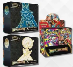 Pokemon Center Mega Evolution Both ETBs  & Booster Box Pre-Sale READ DESCRIPTION - Image 1