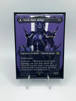 Cecil, Dark Knight /Cecil, Redeemed Paladin Borderless MTG Final Fantasy R 0380 - Image 1