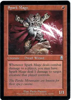 (3X) Spark Mage Odyssey Uncommon â€“ MTG Magic the Gathering Card - Image 2