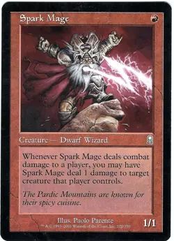(3X) Spark Mage Odyssey Uncommon â€“ MTG Magic the Gathering Card - Image 3