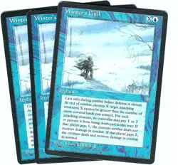 (3X) Winter's Chill Ice Age Rare â€“ MTG Magic the Gathering Card - Image 1