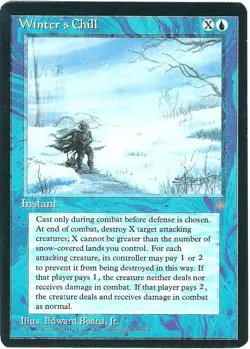 (3X) Winter's Chill Ice Age Rare â€“ MTG Magic the Gathering Card - Image 3