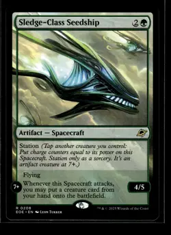 SLEDGE-CLASS SEEDSHIP Edge of Eternities #208 EOE(NM+)(MTG) - Image 1