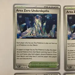 4x Area Zero Underdepths 094/131 Prismatic Evolutions Pokemon TCG Playset NM - Image 2