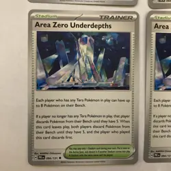 4x Area Zero Underdepths 094/131 Prismatic Evolutions Pokemon TCG Playset NM - Image 5