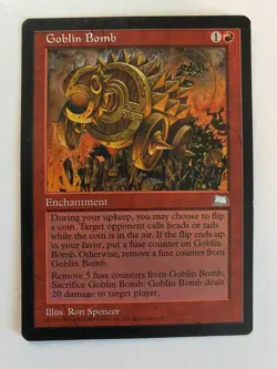 Goblin Bomb Weatherlight Regular Magic the Gathering MTG Card - Image 1