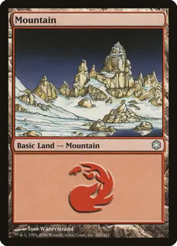 Mountain (380) Coldsnap Theme Decks HEAVILY PLD Basic Land MAGIC CARD ABUGames - Image 1