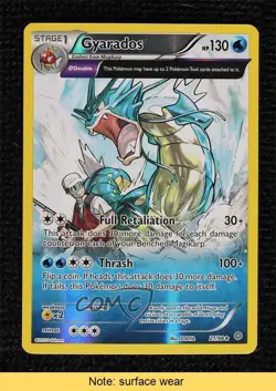 Gyarados Reverse Foil Pokemon XY Ancient Origins #21 READ 0y85 - Image 1