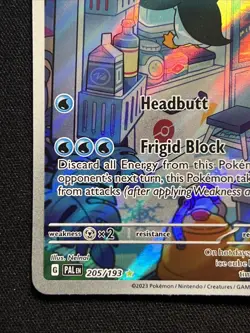 Eiscue 205/193 SV02 Paldea Evolved Holo NM/M PokÃ©mon Card - Image 2
