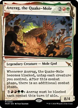 Anzrag, the Quake-Mole (Showcase) Murders at Karlov Manor MTG - Near Mint Rare - Image 1
