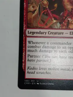 Kediss, Emberclaw Familiar (Non-foil) Commander Legends 188/361 Uncommon MTG NM - Image 3