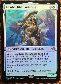 âœ¨ï¸Kemba, Kha Enduringâœ¨ï¸MTG | Phyrexia: All Will Be One | Foil | NM/M | R 019/271 - Image 1