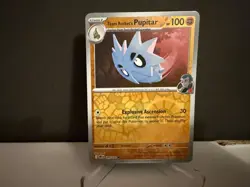 2025 Pokemon TCG Team Rocket's Pupitar 095 Destined Rivals Reverse Holo Card NM+ - Image 1