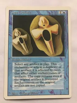 Copy Artifact 3rd edition magic the gathering cards singles mtg X1 - Image 1