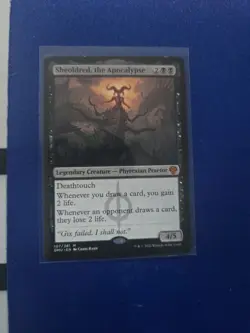 Sheoldred, the Apocalypse #369 Regular Phyrexian Card Dominaria United MTG - Image 1