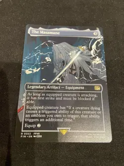The Masamune #0353 FIN R (Borderless) (Non-Foil) - MTG Final Fantasy - Image 1
