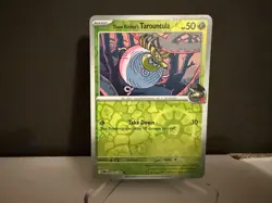 2025 Pokemon Team Rocket's Tarountula 019 Destined Rivals Reverse Holo Card NM+ - Image 1