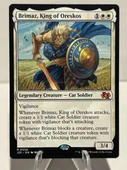 Brimaz, King of Oreskos (Anime) 58 M Foundations Jumpstart  NM MTG - Image 1