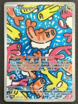 Tatsugiri 186/167 Illustration Rare NM Twilight Masquerade Pokemon - Image 1