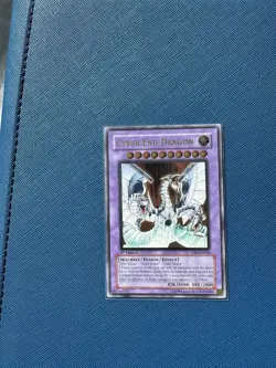 Yugioh Cyber End Dragon Ultimate Rare (UTR) CRV-EN036 1st Edition EURO VLP/NM - Image 1