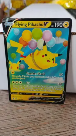 FLYING PIKACHU V Celebrations Series POKEMON Full-Art Holo Trading Card 006/025 - Image 1