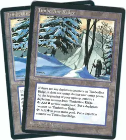 (2X) Timberline Ridge Ice Age Rare â€“ MTG Magic the Gathering Card - Image 1