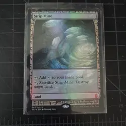 Magic the Gathering Zendikar Expedition Strip Mine Foil Card - Image 3