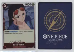 2022 One Piece Card Game: Romance Dawn OP01 R (Errata) Nico Robin #OP01-017 02l5 - Image 3