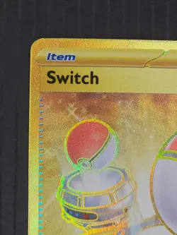 Switch 206/165 SV: Scarlet & Violet 151 PokÃ©mon Card - Gold Hyper Rare - Image 2