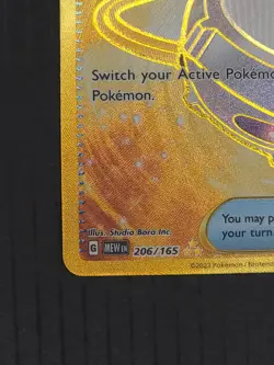 Switch 206/165 SV: Scarlet & Violet 151 PokÃ©mon Card - Gold Hyper Rare - Image 4