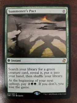 Summoner's Pact NM Time Spiral: Remastered MTG FREE SHIPPING - Image 1