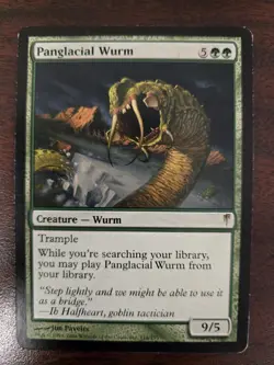 Panglacial Wurm LPÂ Coldsnap MTG FREE SHIPPING - Image 1