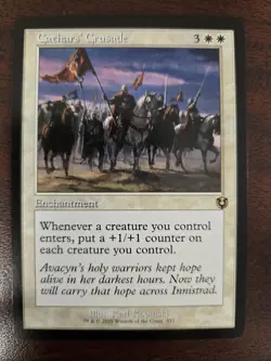 Cathars' Crusade NM RETRO FRAME Innistrad: Remastered MTG FREE SHIPPING - Image 1