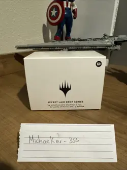 MTG Secret Lair The Unfathomable Crushing Brutality of Basic Land Foil Sealed - Image 1