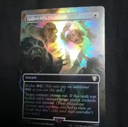 Galadriel's Dismissal 0500 Borderless Foil Rare Lord of the Rings MTG Near Mint - Image 1