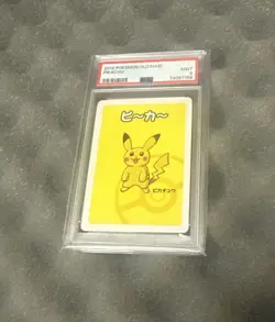 2019 Pokemon Pikachu Playing Card Japanese Old Maid, PSA 9 - Image 1