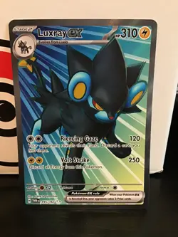 Luxray ex 195/167 Pokemon Twilight Masquerade Holo Ultra Rare Full Art - Image 1
