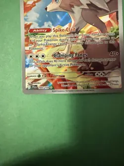 Lycanroc 166/159 Sv09: Journey Together Illustration Rare PokÃ©mon TCG Card NM/M - Image 2