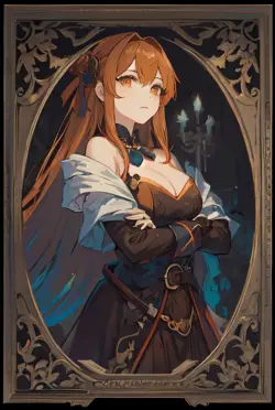 Rampant Growth RETIRED Anime Waifu Style Card For EDH and Playtest - Image 2