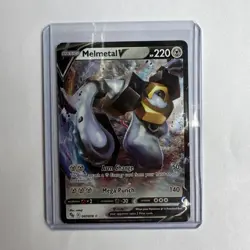 Pokemon TCG Melmetal V Pokemon GO 047/078 Ultra Holo Rare Card NM - Image 1