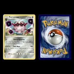 Forretress  Pineco 124.0 Sun Moon Lost Thunder Pokemon Cards Collection - Image 3