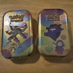 Pokemon TCG 151 Mini Tin Lot Of 2 Factory Sealed Gengar Machamp - Image 2